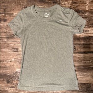 Nike Women's Short Sleeve Gray Tee